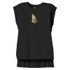 Women's Flowy Muscle Tee With Rolled Cuffs Thumbnail