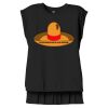Women's Flowy Muscle Tee With Rolled Cuffs Thumbnail