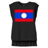 Women's Flowy Muscle Tee With Rolled Cuffs Thumbnail