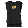 Women's Flowy Muscle Tee With Rolled Cuffs Thumbnail
