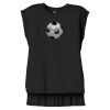 Women's Flowy Muscle Tee With Rolled Cuffs Thumbnail