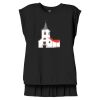 Women's Flowy Muscle Tee With Rolled Cuffs Thumbnail
