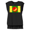 Women's Flowy Muscle Tee With Rolled Cuffs Thumbnail