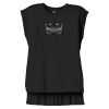 Women's Flowy Muscle Tee With Rolled Cuffs Thumbnail