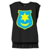 Women's Flowy Muscle Tee With Rolled Cuffs Thumbnail