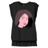 Women's Flowy Muscle Tee With Rolled Cuffs Thumbnail