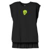 Women's Flowy Muscle Tee With Rolled Cuffs Thumbnail