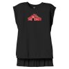 Women's Flowy Muscle Tee With Rolled Cuffs Thumbnail