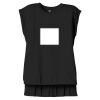 Women's Flowy Muscle Tee With Rolled Cuffs Thumbnail