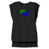 Women's Flowy Muscle Tee With Rolled Cuffs Thumbnail