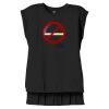 Women's Flowy Muscle Tee With Rolled Cuffs Thumbnail