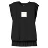 Women's Flowy Muscle Tee With Rolled Cuffs Thumbnail