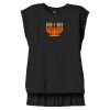 Women's Flowy Muscle Tee With Rolled Cuffs Thumbnail