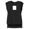 Women's Flowy Muscle Tee With Rolled Cuffs Thumbnail