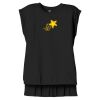 Women's Flowy Muscle Tee With Rolled Cuffs Thumbnail