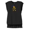 Women's Flowy Muscle Tee With Rolled Cuffs Thumbnail