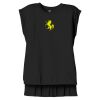 Women's Flowy Muscle Tee With Rolled Cuffs Thumbnail