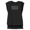 Women's Flowy Muscle Tee With Rolled Cuffs Thumbnail