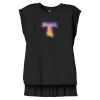 Women's Flowy Muscle Tee With Rolled Cuffs Thumbnail