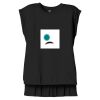Women's Flowy Muscle Tee With Rolled Cuffs Thumbnail