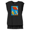 Women's Flowy Muscle Tee With Rolled Cuffs Thumbnail