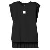 Women's Flowy Muscle Tee With Rolled Cuffs Thumbnail