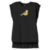 Women's Flowy Muscle Tee With Rolled Cuffs Thumbnail