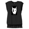 Women's Flowy Muscle Tee With Rolled Cuffs Thumbnail