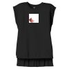 Women's Flowy Muscle Tee With Rolled Cuffs Thumbnail