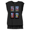 Women's Flowy Muscle Tee With Rolled Cuffs Thumbnail