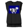 Women's Flowy Muscle Tee With Rolled Cuffs Thumbnail