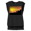 Women's Flowy Muscle Tee With Rolled Cuffs Thumbnail