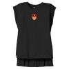 Women's Flowy Muscle Tee With Rolled Cuffs Thumbnail