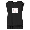 Women's Flowy Muscle Tee With Rolled Cuffs Thumbnail