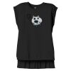 Women's Flowy Muscle Tee With Rolled Cuffs Thumbnail