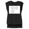 Women's Flowy Muscle Tee With Rolled Cuffs Thumbnail