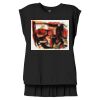 Women's Flowy Muscle Tee With Rolled Cuffs Thumbnail