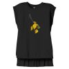 Women's Flowy Muscle Tee With Rolled Cuffs Thumbnail