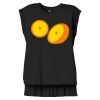 Women's Flowy Muscle Tee With Rolled Cuffs Thumbnail