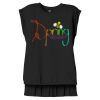 Women's Flowy Muscle Tee With Rolled Cuffs Thumbnail