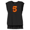 Women's Flowy Muscle Tee With Rolled Cuffs Thumbnail