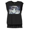 Women's Flowy Muscle Tee With Rolled Cuffs Thumbnail
