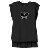 Women's Flowy Muscle Tee With Rolled Cuffs Thumbnail