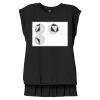 Women's Flowy Muscle Tee With Rolled Cuffs Thumbnail