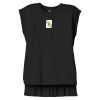 Women's Flowy Muscle Tee With Rolled Cuffs Thumbnail