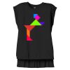 Women's Flowy Muscle Tee With Rolled Cuffs Thumbnail