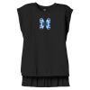 Women's Flowy Muscle Tee With Rolled Cuffs Thumbnail