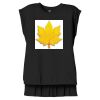 Women's Flowy Muscle Tee With Rolled Cuffs Thumbnail