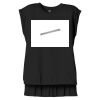 Women's Flowy Muscle Tee With Rolled Cuffs Thumbnail