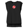Women's Flowy Muscle Tee With Rolled Cuffs Thumbnail